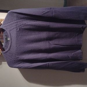 Men's Boisenberry Cashmere sweater.